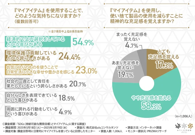 『マイアイテム』を使用することで、どのような気持ちになりますか?(複数回答可)