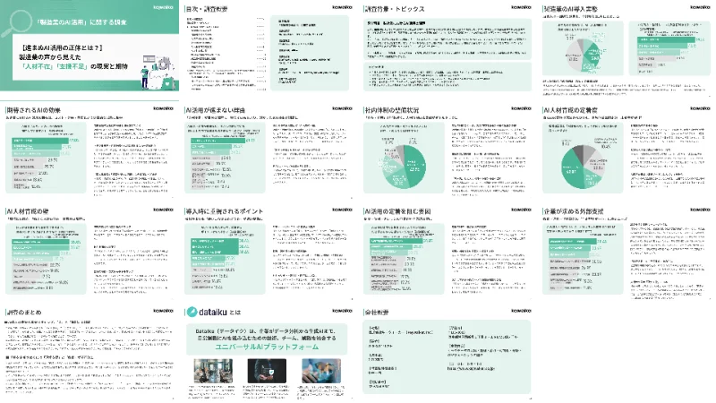 「製造業のAI活用」に関する調査_ホワイトペーパー
