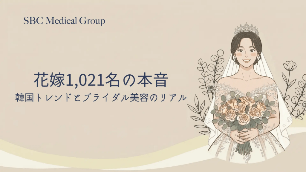 「ブライダル美容としての美容医療と韓国美容」に関する意識・実態調査